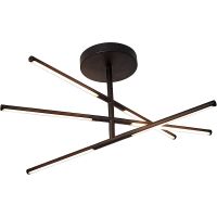 Потолочный светильник Crystal Lux Largo PL32W D730 Black Белый Черный — фото 1, Подвесные светильники