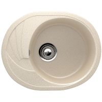 Кухонная мойка Ulgran Classic U-403-328 Бежевая — фото 1, Кухонные мойки