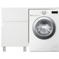 Тумба с раковиной Эстет Dallas Luxe 150 L ФР-00009681 Белая — фото 1, Тумбы с раковиной