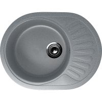 Кухонная мойка Ulgran Classic U-107m-309 Темно-серая — фото 1, Кухонные мойки