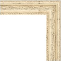 Зеркало Evoform Definite 73х73 в багетной раме - Слоновая кость 51 мм арт-BY 1025 — фото 2, Зеркала в ванную комнату