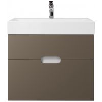 Тумба под раковину Creto Malibu 60 подвесная Capuchino арт-7-1077Cap — фото 1, Тумбы под раковину