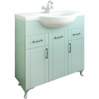 Тумба под раковину Sanflor Глория 85 С000005712 Серая — фото 1, Мебель для ванной