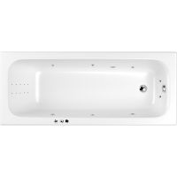 Акриловая ванна Whitecross Vibe 180x75 0105.180075.100.SMARTNANO.CR с гидромассажем — фото 1, Ванны