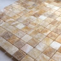 Мозаика Caramelle mosaic Pietrine 7 мм Onice beige POL 29,8x29,8 см — фото 2, Мозаика