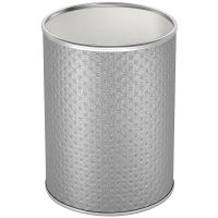 Ведро для мусора Geralis M-PHH-B Punto Серебро, кант Хром, 3 л — фото 1, Мусорные ведра