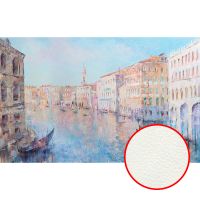 Фреска Ortograf Венеция 8075 Фактура флок FLK Флизелин (4,3*2,7) Голубой/Бежевый, Город/Живопись — фото 1, Фрески