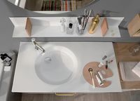 Раковина Jacob Delafon Odeon Rive Gauche 100 EXAU112-Z-00 Белая — фото 3, Раковины подвесные