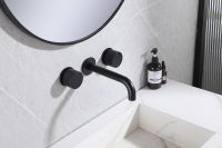 Смеситель для раковины Abber Wasser Kreis AF81122B Черный матовый — фото 2, Смесители для раковины