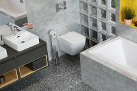 Напольная стойка Excellent Riko Gold DOEX.1650GL Золото — фото 3, Стойки - набор держателей