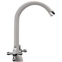 Смеситель для кухни Ulgran Classic U-012-331 Белый — фото 1, Смесители