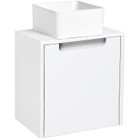 Тумба под раковину Runo Бари Микра 40 00-00001975 подвесная Белая — фото 3, Тумбы под раковину