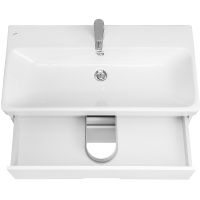 Тумба под раковину Aquaton Оливия 90 1A254401OL010 подвесная Белая матовая — фото 4, Тумбы под раковину