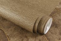 Обои Артекс Dieter Langer Fusion 10442-09 Винил на флизелине (1,06*10,05) Коричневый/Золото, Рогожка — фото 3, Обои для стен