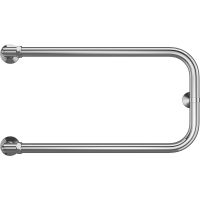 Водяной полотенцесушитель Terminus П-образный (1) 320х600 4620768881565 Хром, боковое подключение, G 1" НР — фото 2, Водяные полотенцесушители