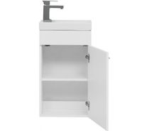 Тумба с раковиной Aquanet Нота 40 R 254037 подвесная Белая — фото 5, Тумбы с раковиной