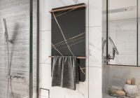 Электрический полотенцесушитель Black&White Universe 432x810 38900 Коричневый с золотом — фото 5, Электрические полотенцесушители