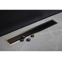 Товар: Душевой лоток Pestan Confluo Premium Line 650 Black Glass Gold 13100116 с решеткой Черный глянцевый Золото глянцевое - фото 8 Душевой лоток Pestan Confluo Premium Line 650 Black Glass Gold 13100116 с решеткой Черный глянцевый Золото глянцевое — фото 8, Душевые лотки