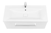 Товар: Тумба под раковину Aquaton Мадрид 100 М 1A126901MA010 подвесная Белая - фото 2 Тумба под раковину Aquaton Мадрид 100 М 1A126901MA010 подвесная Белая — фото 2, Мебель для ванной