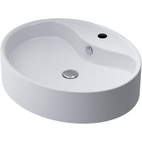 Раковина AM.PM Func 56 M8FWCC20561WG Белая — фото 7, Раковины накладные