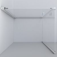 Душевой уголок Vincea Orta 90х90 VSR-1O9090CL профиль Хром стекло прозрачное — фото 5, Душевые уголки