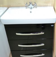 Товар: Тумба под раковину Bellezza Рокко 60 4635309660042 Черная Белая - фото 5 Тумба под раковину Bellezza Рокко 60 4635309660042 Черная Белая — фото 5, Мебель для ванной