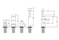 Смеситель на борт ванны Abber Daheim AF8213B Черный матовый — фото 3, Смесители на борт ванны