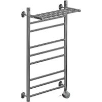 Электрический полотенцесушитель Ника Classic ЛП (Г2) ВП 80/40 с полкой Хром — фото 1, Электрические полотенцесушители