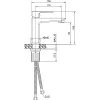 Смеситель для раковины Olive's Navarra 25100NR Хром — фото 2, Смесители для раковины