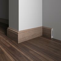 Плинтус Decor-Dizayn 701-92SH 2400x16x100 мм — фото 2, Плинтуса напольные