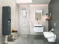 Зеркало Creavit Pion Plus 58 PN1070.01.BB с подсветкой Белое — фото 3, Зеркала в ванную комнату