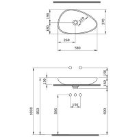 Раковина-чаша Bocchi Etna 58 1114-005-0125 Черная глянцевая — фото 4, Раковины