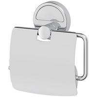 Держатель туалетной бумаги FBS Luxia 055 с крышкой Хром — фото 1, Держатели туалетной бумаги