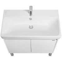 Тумба под раковину Aquaton Сканди Doors 80 1A282901SD010 Белая — фото 2, Мебель для ванной