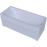 Акриловая ванна Aquatek Альфа 170x70 ALF170-0000066 без гидромассажа с фронтальной панелью с каркасом (разборный) со слив-переливом (справа) — фото 2, Ванны