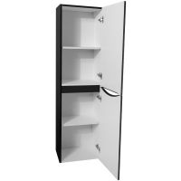 Товар: Шкаф пенал BelBagno Fly-Marino 40 R FLY-MARINO-1500-2A-SC-NL-P-R подвесной Nero Lucido - фото 2 Шкаф пенал BelBagno Fly-Marino 40 R FLY-MARINO-1500-2A-SC-NL-P-R подвесной Nero Lucido — фото 2, Пеналы для ванной комнаты