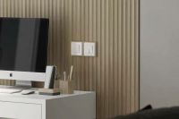 Модульная панель Acupan Wellen AP122506.95 Эльм натуральный 2760х122х12 мм — фото 3, Панели