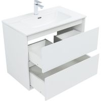 Товар: Тумба под раковину Aquanet Милан 80 336369 подвесная Белый глянец - фото 3 Тумба под раковину Aquanet Милан 80 336369 подвесная Белый глянец — фото 3, Мебель для ванной