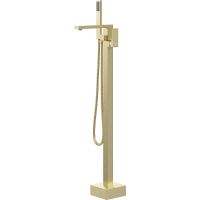 Смеситель для ванны Grossman Falcon 530.K35.08.320 Золото брашированное — фото 1, Смесители напольные