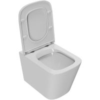 Комплект унитаза с инсталляцией Point Ника 886914SIOO+PN41081 с сиденьем Микролифт и клавишей смыва Хром глянцевый — фото 5, Унитазы