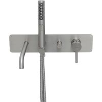 Товар: Смеситель для ванны Allen Brau Priority 5.31A06-BN Никель брашированный - фото 3 Смеситель для ванны Allen Brau Priority 5.31A06-BN Никель брашированный — фото 3, Смесители