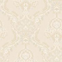 Обои Roberto Borzagi King 90115-2 Винил на флизелине (1,06*10) Бежевый, Дамаск — фото 1, Обои для стен