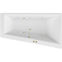 Акриловая ванна Excellent Sfera 170x100 R WAEX.SFP17.SOFT.BR с гидромассажем — фото 1, Ванны