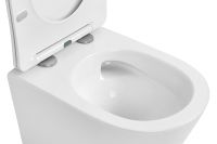 Унитаз Abber Bequem AC1102T подвесной с сиденьем Микролифт — фото 5, Подвесные унитазы