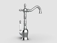 Смеситель для раковины GPD Retro MTL180 Хром — фото 4, Смесители