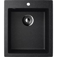 Кухонная мойка Ulgran Classic U-404-308 Черная — фото 1, Кухонные мойки