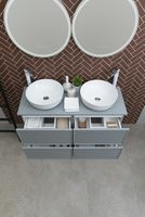 Тумба под раковину Aquanet Арт 60 313274 подвесная Мисти грин — фото 28, Тумбы под раковину