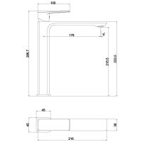 Товар: Смеситель для раковины beWash Eterne BVMM0BH447 Хром - фото 2 Смеситель для раковины beWash Eterne BVMM0BH447 Хром — фото 2, Смесители