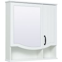 Зеркальный шкаф Runo Марсель 65 00-00001202 Белый — фото 1, Зеркальные шкафы в ванную