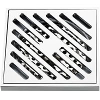 Душевой трап Gappo G81050 с решеткой Хром — фото 1, Трапы для душа